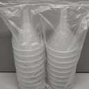 HNBun 20 Pcs 4.7 Inch Wide Mouth Plastic Funnels with Long Spout