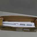 Foldable Drying Rack Clothing, 3-Tier Portable Clothes Drying Racks for Indoor & Outdoor, Anti-Rust Compact Laundry Rack Collapsible, White 28" D x 10" W x 35" H