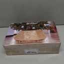 Blissun Sparkling Champagne Gold Christmas Tree Collar  Color Shifts with Light  25.2 Bottom / 14.9 Top Foldable Base Cover