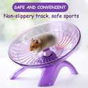 POPETPOP Silent Hamster Running Wheel 7.08 Inch Plastic Exercise Saucer for Small Pets Like Hamsters Gerbils Hedgehogs with Low Noise Design and Smooth Edges