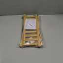 HBlife 2pcs Bamboo Dish Plate Bowl Cup Book Pot Lid Cutting Board Drying Rack Stand Drainer Storage Holder Organizer Kitchen CabinetKeep Dry