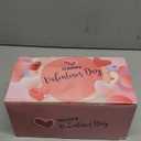 24 Pack Valentines Day Gifts for Kids School Classroom Exchange Gifts Valentines Stationery, Valentines Party Favors with Gift Card Stampers Pencils Rulers Sticker Goodie Bag Fillers for Kids