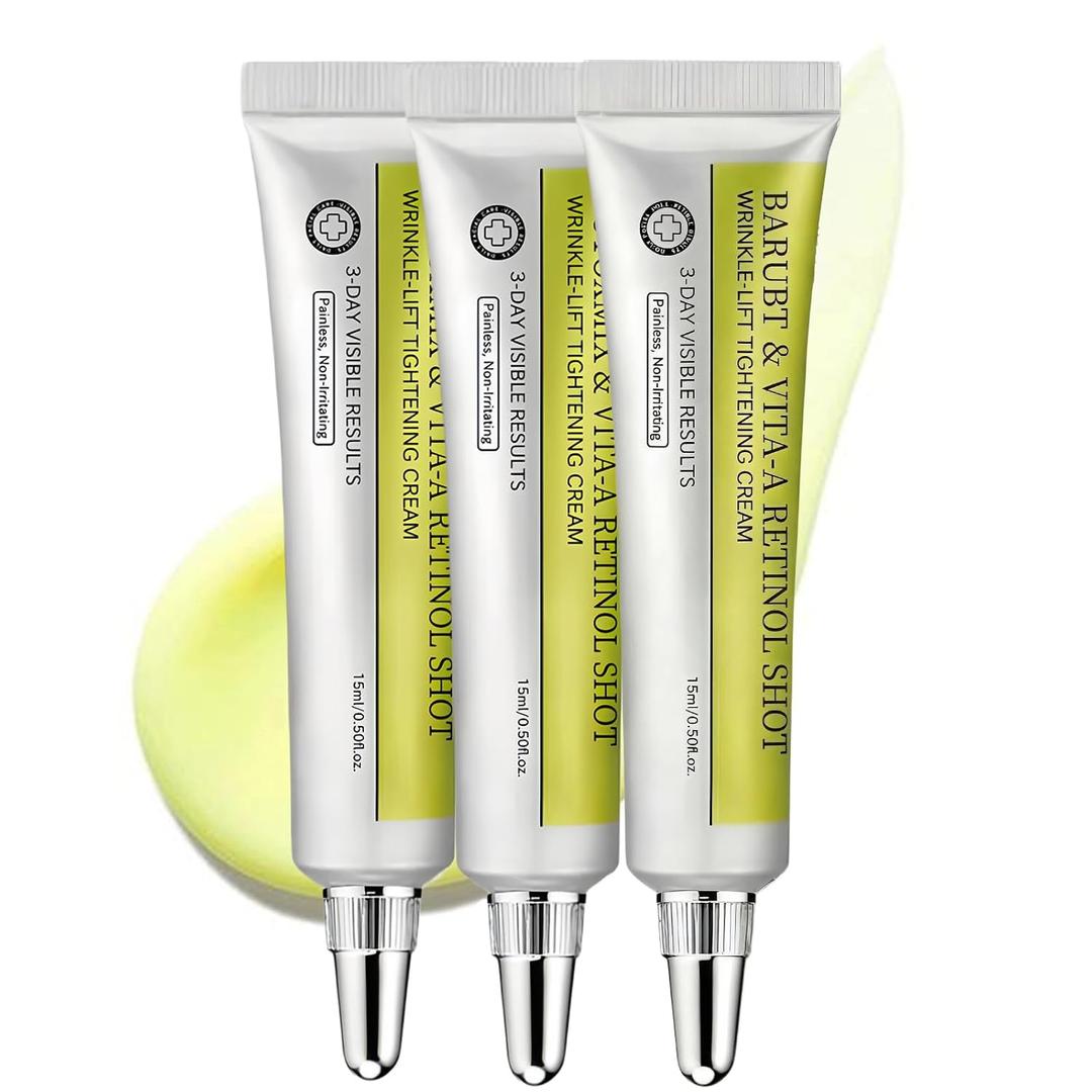 Retinol Shot Tightening Booster - Pore Minimizer, Firm Skin with Retinol & Panthenol, Facial Retinal Serum, Moisturizes Skin Smoother, Fine Lines & Wrinkles Less Noticeable, 3PCS - 0.5fl.oz.*3