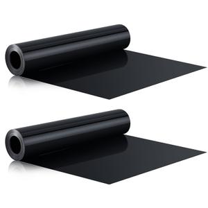 Pangda 2 Rolls 16 ft x 20 Inches Black Under Deck Drainage System Bulk Hdpe Waterproofing Membrane Trough Black Rain Deck Drainage System Trough Unders Systems Outdoor for Underdeck Ceiling