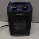 shinic Portable Space Heater with Thermostat, 1500W Small PTC Ceramic Office Heater for Indoor use, 2S Fast Heating, Overheat & Tip-Over Protection, ETL Listed for Home Pets (Dark Blue)