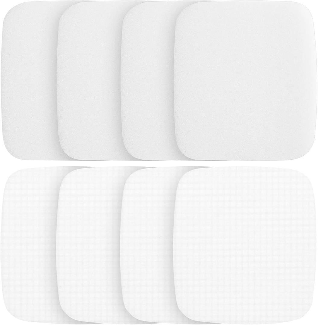 4Pack UV850 UV900 Felt & Foam Filters for Shark Rotator Navigator Lift-Away ADV DuoClean PowerFins Upright Vacuum UV850 UV900, Replace Part XFFK602UKT(Not Fit LA502, LA322 Vacuum)