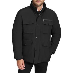 Calvin Klein mens Everyday Essential Water Resistant Jacket (Large, Black)