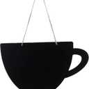 BESPORTBLE Hang-Style Blackboard Message Board - Mini Chalkboard for Home Decor Easy to Hang with Lanyard Ideal for Notifications and Graffiti Art 11.8 X 7.9 X 0.4 Inches