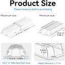 Sideways Magnetic Vent Extender for Under Furniture, Floor Resiter Vent Deflector Fits Vents 3" - 6" Wide (1PCS)