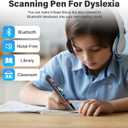 Translation Pen, Support 142 Languages, Online/Offline Modes, 2024 Smart Scanner Translator Pen, Reading Pen for Dyslexia, Voice Translate, Translation Text to Speech Device
