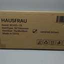 HAUSFRAU Ottoman Storage Bench Folding Foot Rest Stool Upholstered Caramel