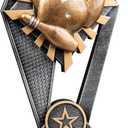 Express Medals Various Sport Styles of 7 Inch Sun Ray Style Award Trophy Cups Trophies Prize Gift Champion Winner 1st Place