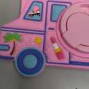 for iPad 6th/5th Generation Case, Air 1st/Air 2nd, for iPad Pro 9.7 Inch Case - for Girls Cute Girly Kawaii 3D Cartoon Design with Rotating Stand Handle & Shoulder Strap Silicone Cover