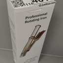 2-in-1 Rotating Hair Curler & Straightener with Auto Curl Technology with 3 Temperature Settings, Auto-Rotating Hair Styler for Waves & Curls, Travel for Girls Women