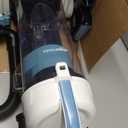 Amazon Basics Upright Bagless Vacuum Cleaner for Carpet and Hard Floors, With Crevice and Upholstery Tools, Detachable Handle, Lightweight (8.4 lbs), 1.7L Dust Cup, 720W, 25ft Cord, Black/White