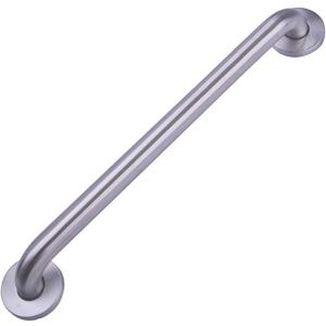 Amazon Basics Bathroom Handicap Safety Grab Bar, 24-inch Length, 1.25 Inch Diameter, Shower, 500LBs Capacity, ADA Compliant, Stainless Steel