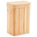 1 Pack 21 Gallon Bamboo Slim Trash Can with Lid (Wooden Color)
Large Foldable Slim Rectangular Garbage Can, Laundry Basket, Bamboo Waste Basket for Bathroom Bedroom Office Home Salon Spa