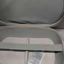 Wearable Breast Pumps Carrying Case, Hard Shell Case with Removable Tray, Watertight Breast Pump Storage Bag Compatible with Most of Wearable Breast Pumps, Holds 2 Pumps, Grey