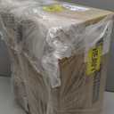 LEDIARY Caged Ceiling Fan with Light and Remote, 16in Small Low Profile Ceiling Fans with Lights, 6 Speed and Reversible Farmhouse Flush Mount Ceiling Fan for Bedroom, Kitchen, Living room (White and Gold)