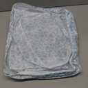 8 Set Packing Cubes for Travel, Luggage Packing Organizers Accessories Large Toiletries Bag for Clothes Shoes Cosmetics (Blue Flower)