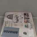 Chicco Pocket Snack Portable Booster Seat for Babies and Toddlers with 3 Height Adjustments, Secure Attachment to Dining Chairs, Easy-to-Clean, for Children up to 50 lbs. | Grey/Grey (1 Count (Pack of 1))