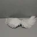 Rypet Pet Halloween Angel Costume - White Angel Feather Wings Halloween Cosplay Dress Up Accessories Puppy Cat Costume for Party Decoration