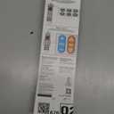 GE BigEZ OneTouch Big Button Universal TV Remote for Seniors, Easy to Use, Replacement Remote for Samsung, LG, Sony, Vizio, Roku TV, Streaming Players, Backlit Buttons, 2 Device, White, 84666