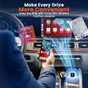 TORVO Mini Wireless CarPlay Adapter for Car Wireless Android Auto, Plug & Play USB-A/USB-C, 5GHz WiFi, OTA Update, CarPlay Adapter for iPhone, Wireless Car Play Dongle Compatible with 99% Cars