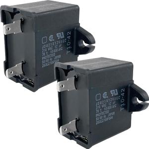 2-Pack JSU21X126AQC Run Capacitors - Compatible with GE Refrigerators - Replaces WR55X24064, WR55X20800, and More