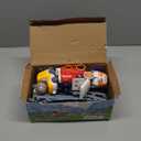 Train Set for Toddlers w/Steam, Sound & Lights, Toddler Toys for Age 2-4, Electric Train Set with Tracks Road Signs, Magnetic Train Toys Christmas Birthday Gifts for 2 3 4 5 Year Old Boys & Girls