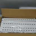 bukfen Over the Door Pantry Organizer, 6-Tier Adjustable Wooden Basket Kitchen Pantry Door Organization and Storage, Heavy-Duty Metal Hanging Kitchen Spice Rack,D6.3 x W17.71 x H50.60 inch,White | Adjustable, Heavy-Duty, Kitchen Spice Rack