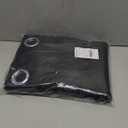 NICETOWN Black Out Curtains for Bedroom 84 inches Long - Light Reducing Thermal Insulated Solid Grommet Curtains/Panels/Drapes for Living Room (Set of 2, W52 x L84)