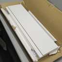 Furinno PASIR Book Shelf, 3-Tier Bookshelf, Storage Shelves Bookcase, 9.7 x 23.7 x 31.5, for Living Room, Bedroom, Home Office, Plain White