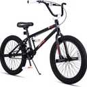 vollsch Freestyle BMX Bikes 20 Inch Kids Bicycle for 8-15 Years Old Teens, Boys, Girls, Beginner-Lever Riders, Matt Black with Black Tires