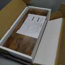 Sorbus Floating Shelves for Wall - 15" Bathroom Shelves, Wall Decor for Bedroom, Kitchen, Living Room, Home Decor & Book storage - Mounted Floating Shelf with Invisible Brackets (Rustic Brown, 3 Pack)