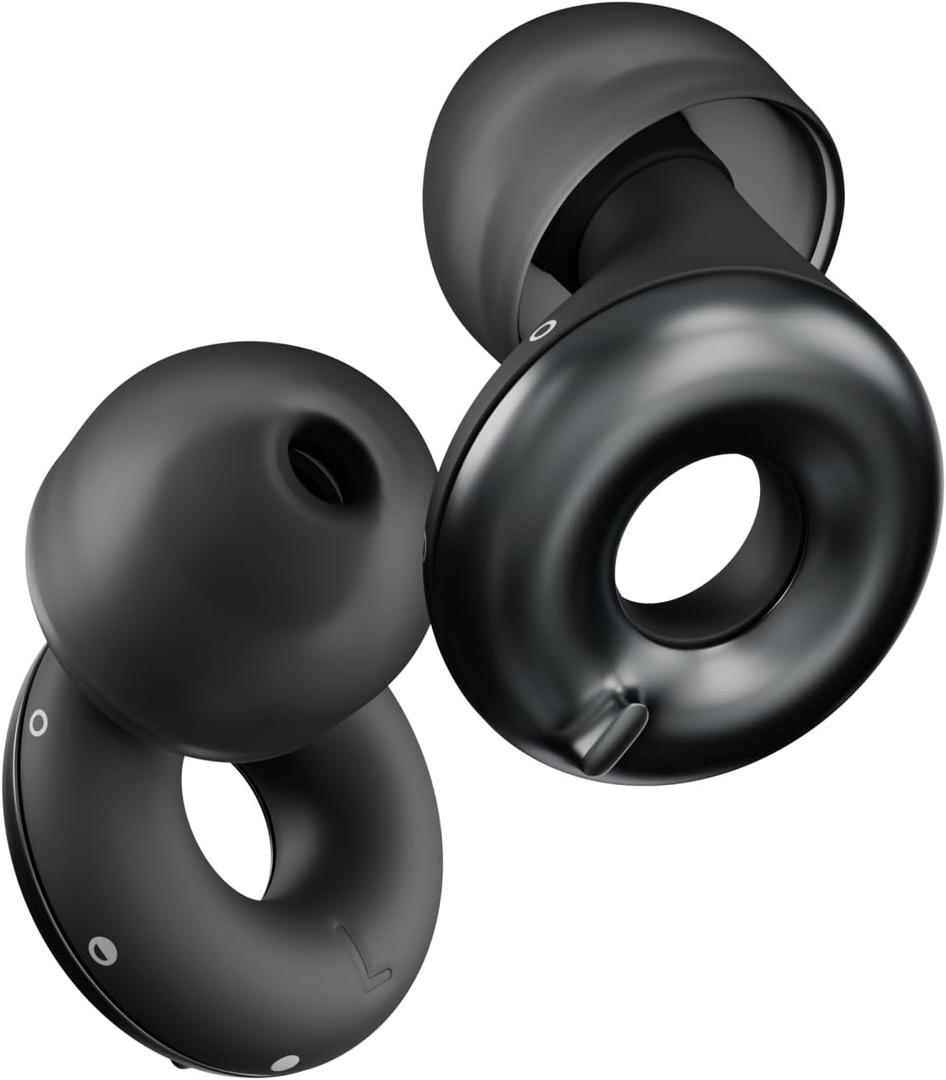 Loop Switch 2 Adjustable Ear Plugs - 3 Noise Relief Modes for Ultimate Control | Flexible Earplugs for Focus, Travel, Socializing, Festivals & More | 20-26 dB (SNR) Reduction (Black)