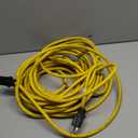 EP 25 Ft 10 Gauge Outdoor Extension Cord with T-Blade Plug, Heavy Duty NEMA 5-20 P/R Power Cord, 20A 250V 10/3 STW Cable for Lawn, Garden, Appliance, Yellow