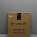 16x20x1 Electrostatic Air Filter, Washable & Reusable Aluminum AC/HVAC Furnace Filter, MERV 8, Permanent Air Filter,Breathe Fresher,Home And Office(Actual Size:19.75"x15.5"x0.86")