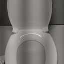 R&T Elongated Toilet Seat （18.5"）Slow Close Heavy Duty Standard Toilet Seat, Easy to Install, Easy to Remove, Plastic White B1130