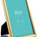 LaVie Home 5x7 Picture Frames (12 Pack, Gold) Simple Designed Photo Frame with High Definition Glass for Wall Mount & Table Top Display, Set of 12 Classic Collection