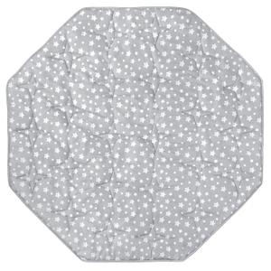 Octagon Playpen Mat Grey, Non Slip 8 Panel Playpen Mattress Mat Fits Regalo Extra Large Play Yard and hiccapop XL 69" Baby Playpen, Grey Star Octagon Playard Pad