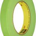 3M 233+ Masking Tape, 0.375" width x 55M length (1 roll)