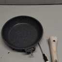 CAROTE Nonstick Frying Pan Skillet,Non Stick Granite Fry Pan Egg Pan Omelet Pans, Stone Cookware Chef's Pan, PFOA Free,Induction Compatible(Classic Granite, 8-Inch) (Black)