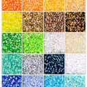 34000Pcs Resin Rhinestones with Tweezers for Bedazzling, Multicolor 3mm Crystal with 3Pcs 10ml B7000 Jewelry Glue for Bedazzled Nail Art Crafting Makeup