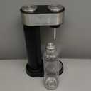 Philips Soda Streaming Machine, Stainless Sparkling Water Maker Easy Install with Quick Twist 1L PET Carbonating Bottle, Soda Maker Compatible with 60L CO2 Carbonator (NOT Included), ADD4902BKOQ/37