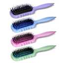 Curl Defining Brush  Curly Hair Brush for Wet or Dry Use  Detangles Knots, Reduces Frizz  Styling Tool for All Hair Types, Unisex (Watercolor pink)