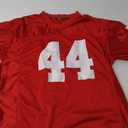 Forrest Gump Football Jersey 44 Red Sports Shirt Stitched Movie Jersey Pullover Casual Men's Clothing S-3XL (Large)