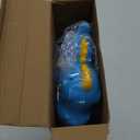 Bubble Gun Bubble Machine Dinosaur Bubble Blower Toy for Kids and Toddlers Bubble in Bubble Gun Party Favors Birthday Christmas Easter Gift for 3 4 5 6 7 8 9 Years Old Boys and Girls (Blue)