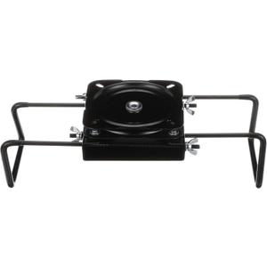 attwood 15700-3 Seat Mount, Clamp-On with Swivel, Adjusts from 7  inches to 18 inches, Black, Powder-Coated Aluminum
