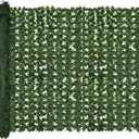 Artificial Ivy Privacy Fence Roll Screen,128" by 72" (64 SQFT) UV-Anti Faux Hedge Fence and Fake Ivy Vine Leaf Wall Panels for Indoor&Outdoor Green Backdrop, Garden Greenery Decor (72"x128", Ivy vines)